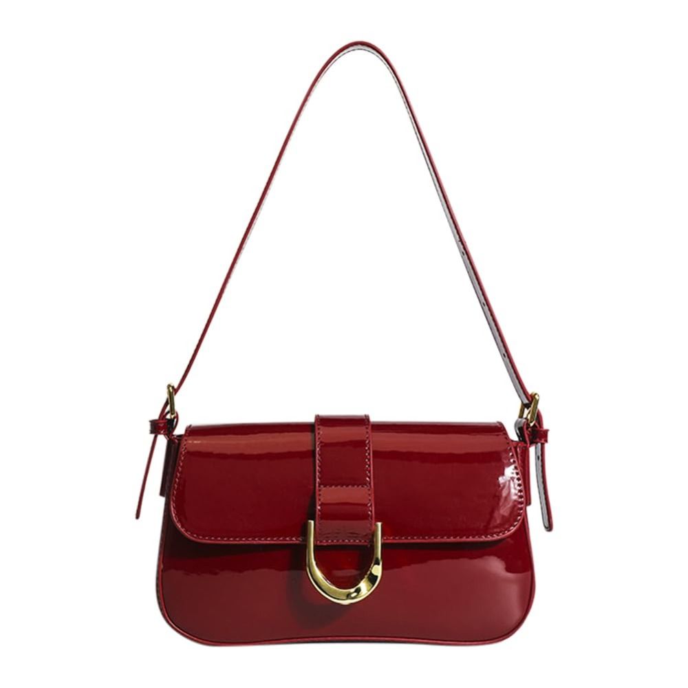 Women Bags Zara - Classic PU Leather Horseshoe Buckle Casual