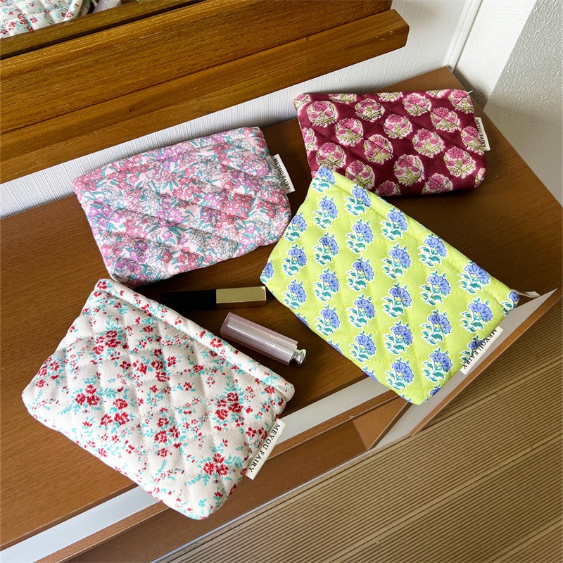 Women Vanity Bags - 2025 Vintage Floral Vanity Case Sweet
