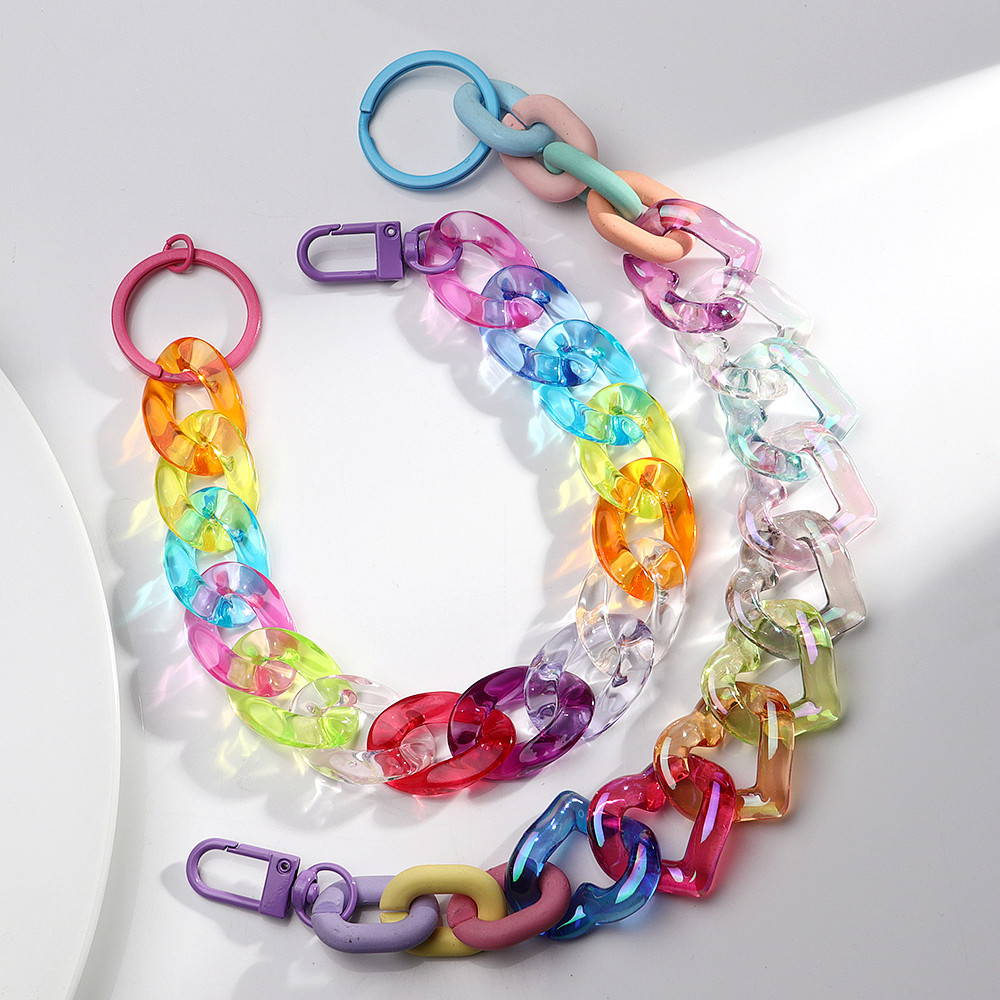 Fashion Colorful Link Chain Ke - огляд і ціна Women Bags Handmade