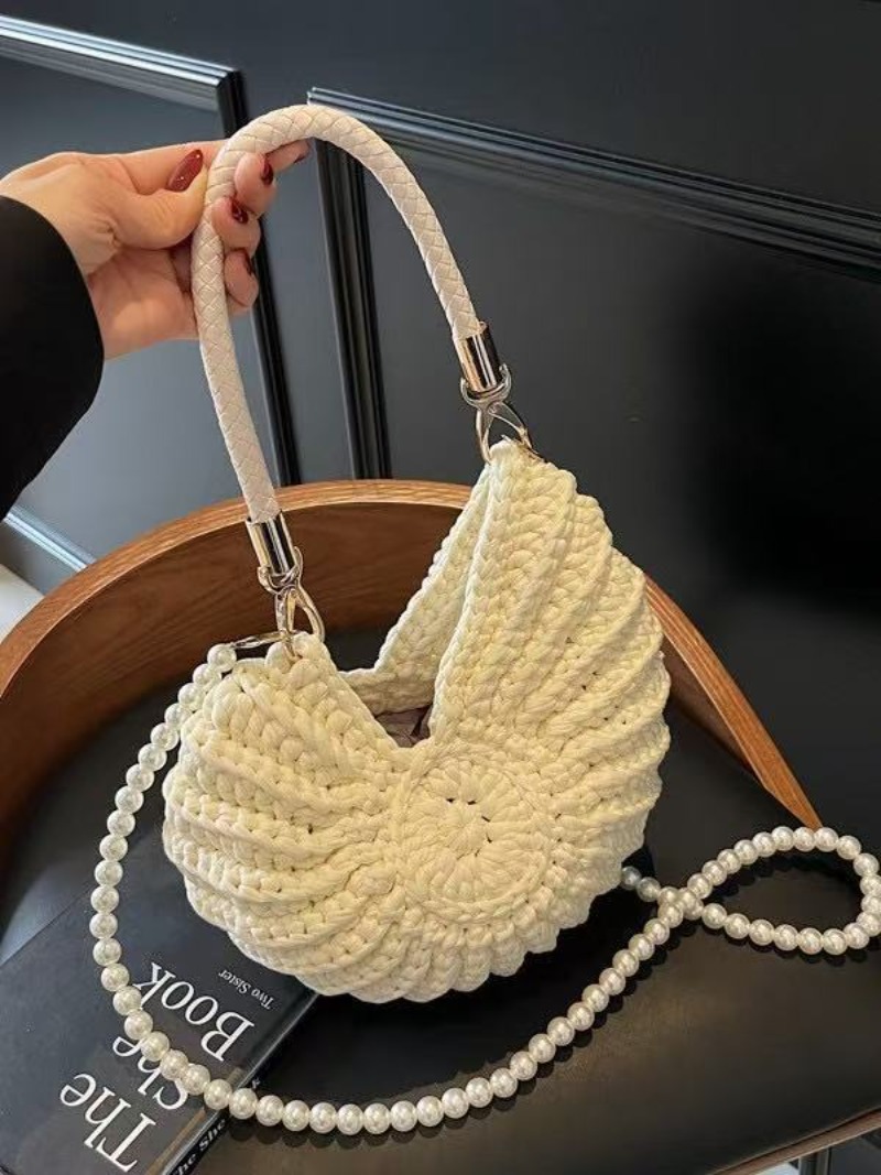 Creative Conch Shaped Crochet  - огляд і ціна Women Bags Handmade