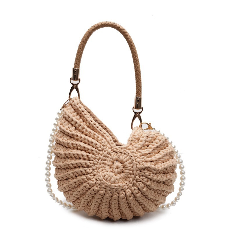 Creative Conch Shaped Crochet  - огляд і ціна Women Bags Handmade