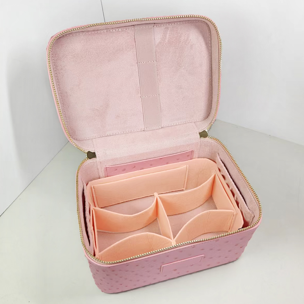 Luxury Ostrich Mock Women Make - огляд і ціна Women Vanity Bags