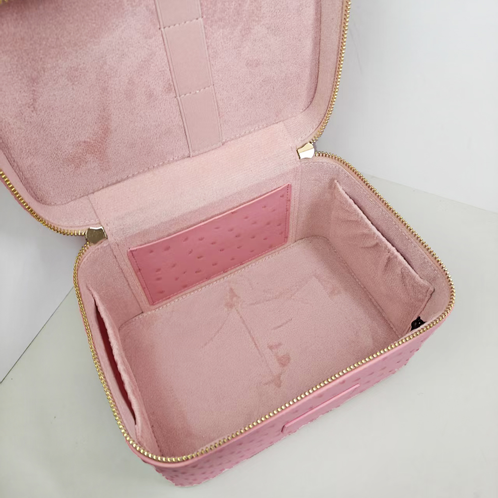 Luxury Ostrich Mock Women Make - огляд і ціна Women Vanity Bags