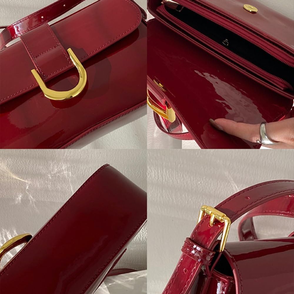 Classic PU Leather Horseshoe B - огляд і ціна Women Bags Zara