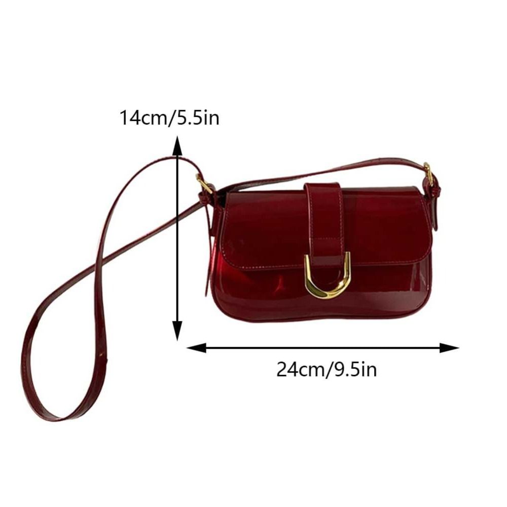 Classic PU Leather Horseshoe B - огляд і ціна Women Bags Zara