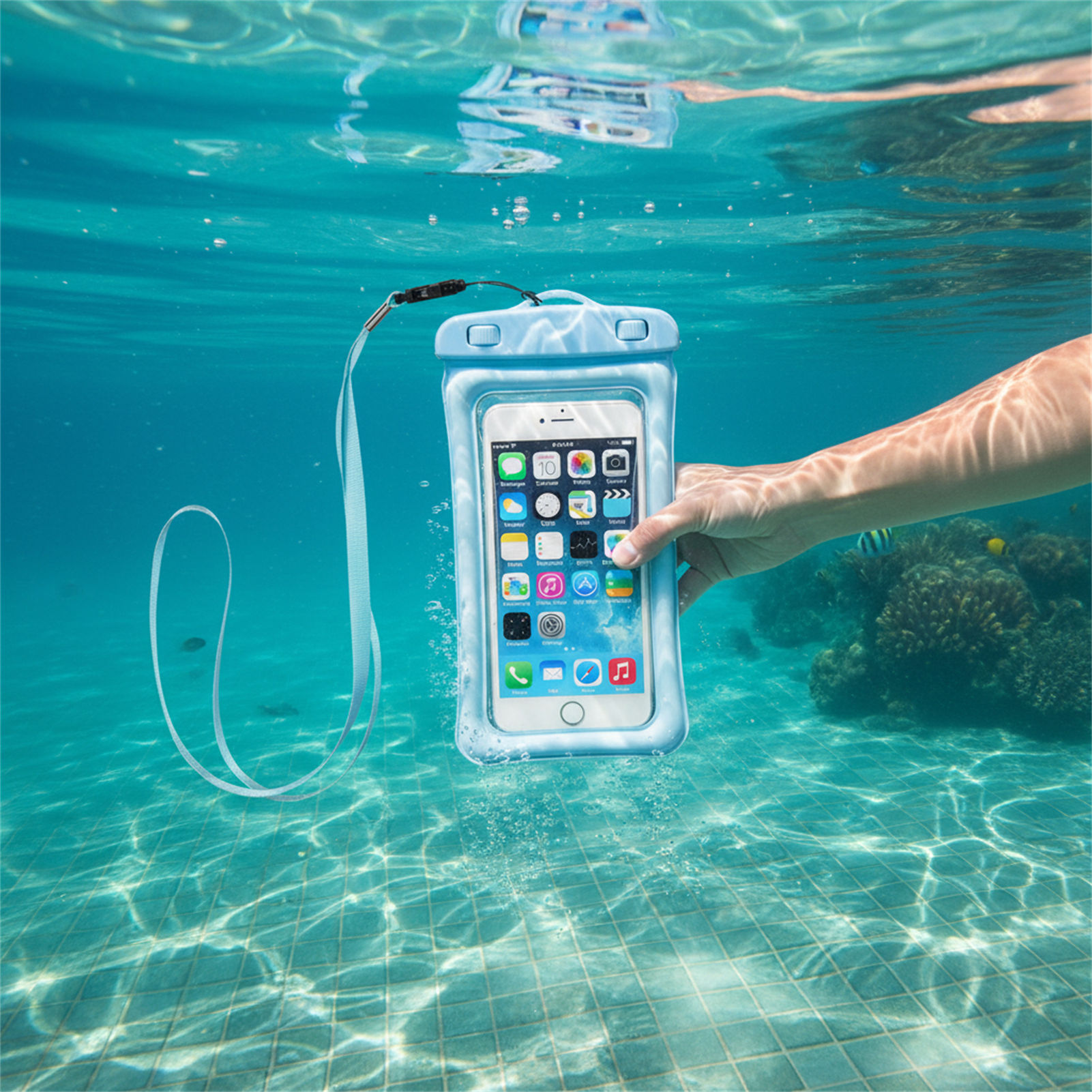 Blue Black Waterproof Phone Ba - огляд і ціна Women Bags Waterproof