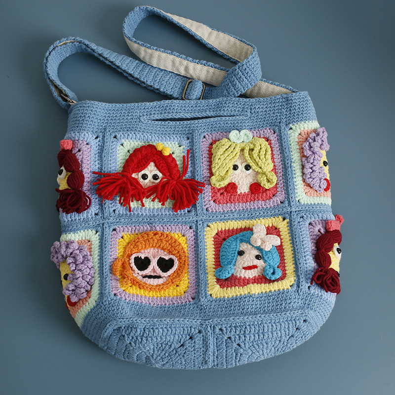 Handmade Crochet Granny Square - огляд і ціна Women Bags Handmade