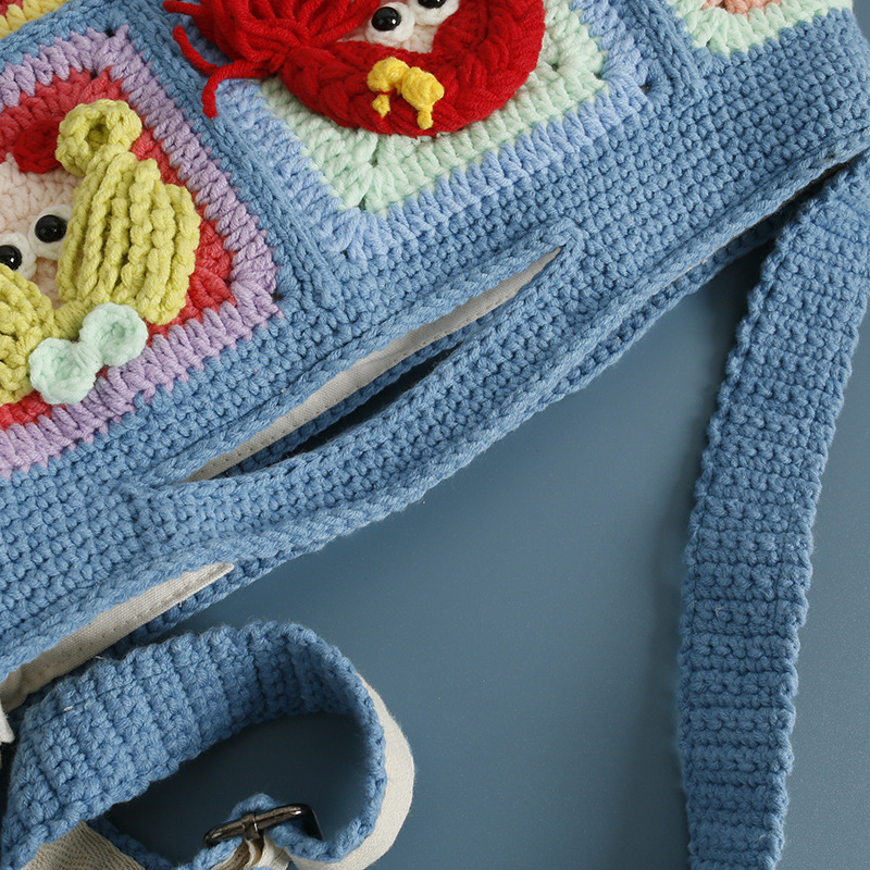 Handmade Crochet Granny Square - огляд і ціна Women Bags Handmade