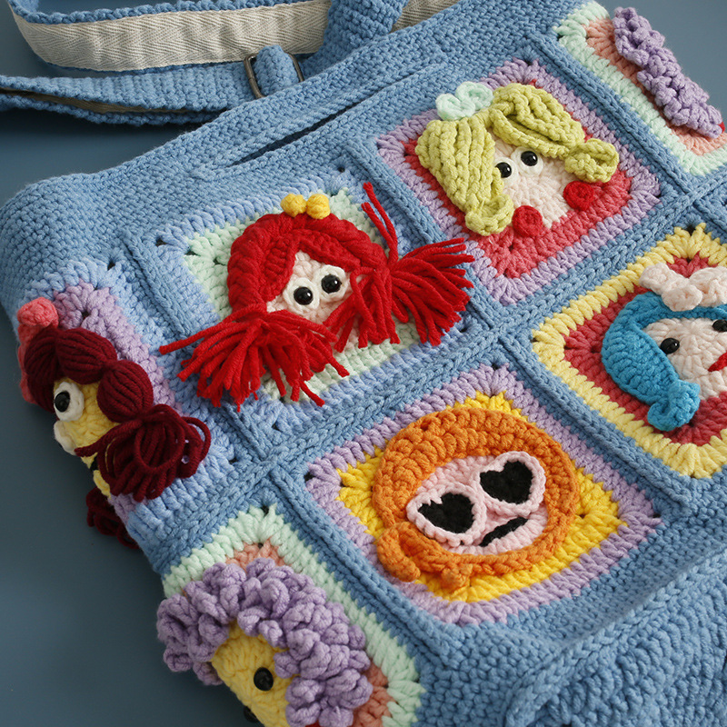 Handmade Crochet Granny Square - огляд і ціна Women Bags Handmade