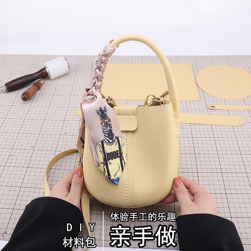 DIY Knitted Bag - PU Leather S - огляд і ціна Women Bags Handmade