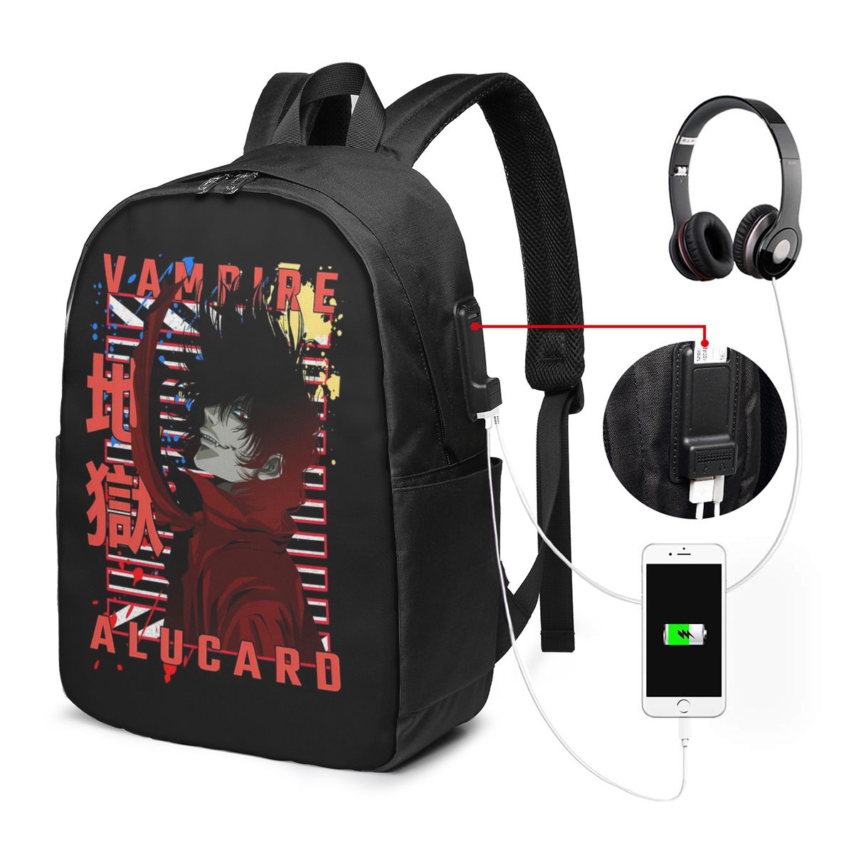 Alucard Hellsing Manga Backpac - огляд і ціна Women Bags Laptop