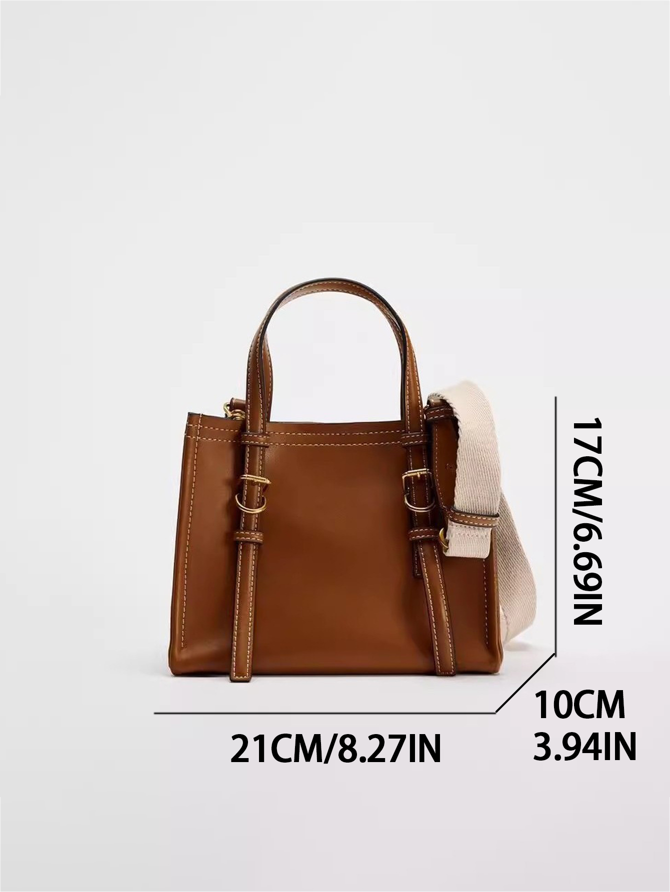 Cross border 2024 brown yellow - огляд і ціна Women Bags Zara