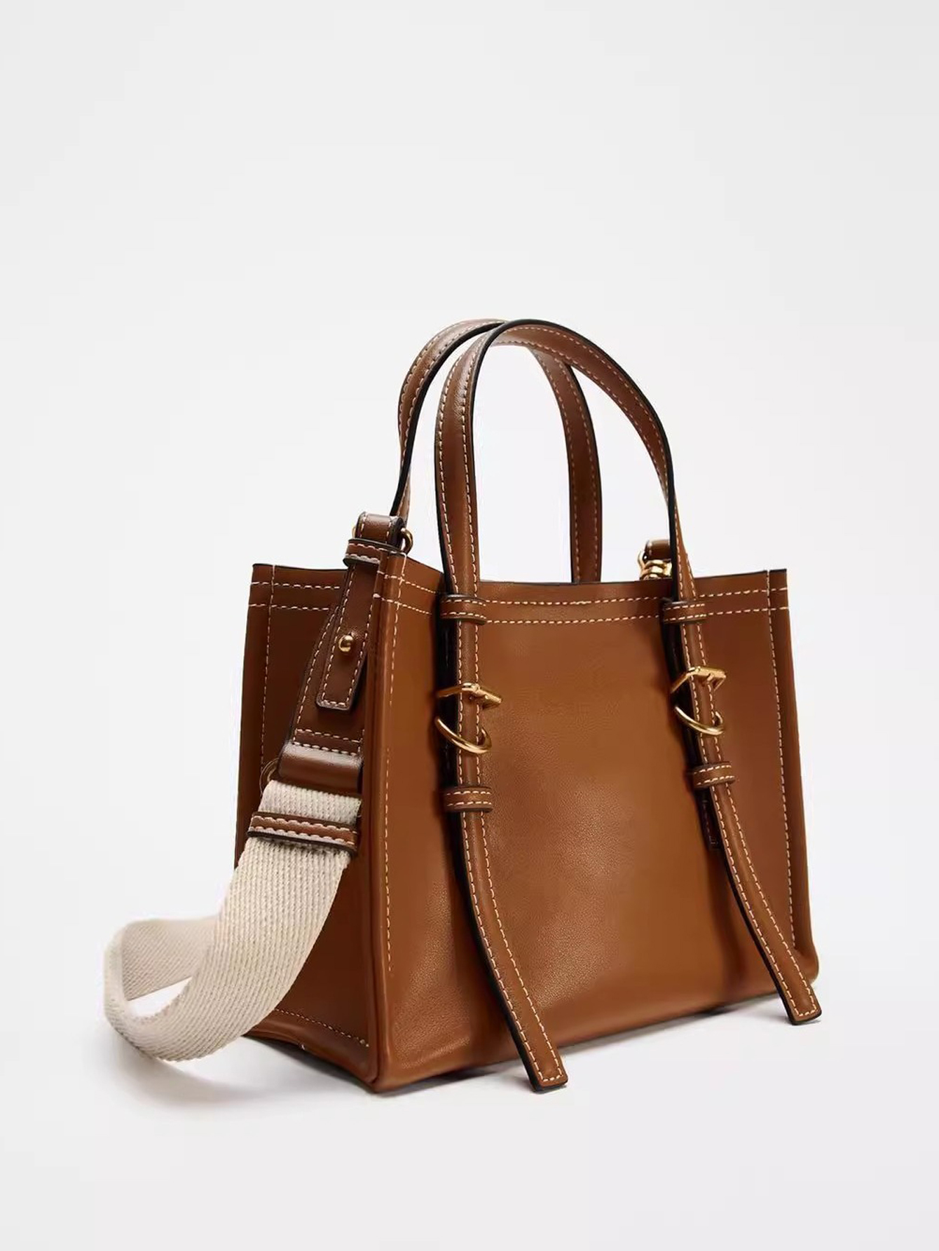 Cross border 2024 brown yellow - огляд і ціна Women Bags Zara