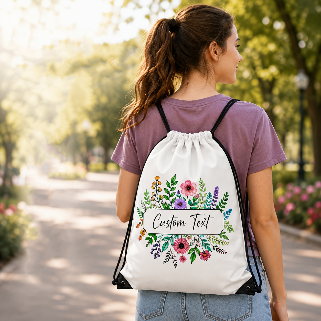 Personalized Drawstring Bag Cu - огляд і ціна Women Bags For Eid