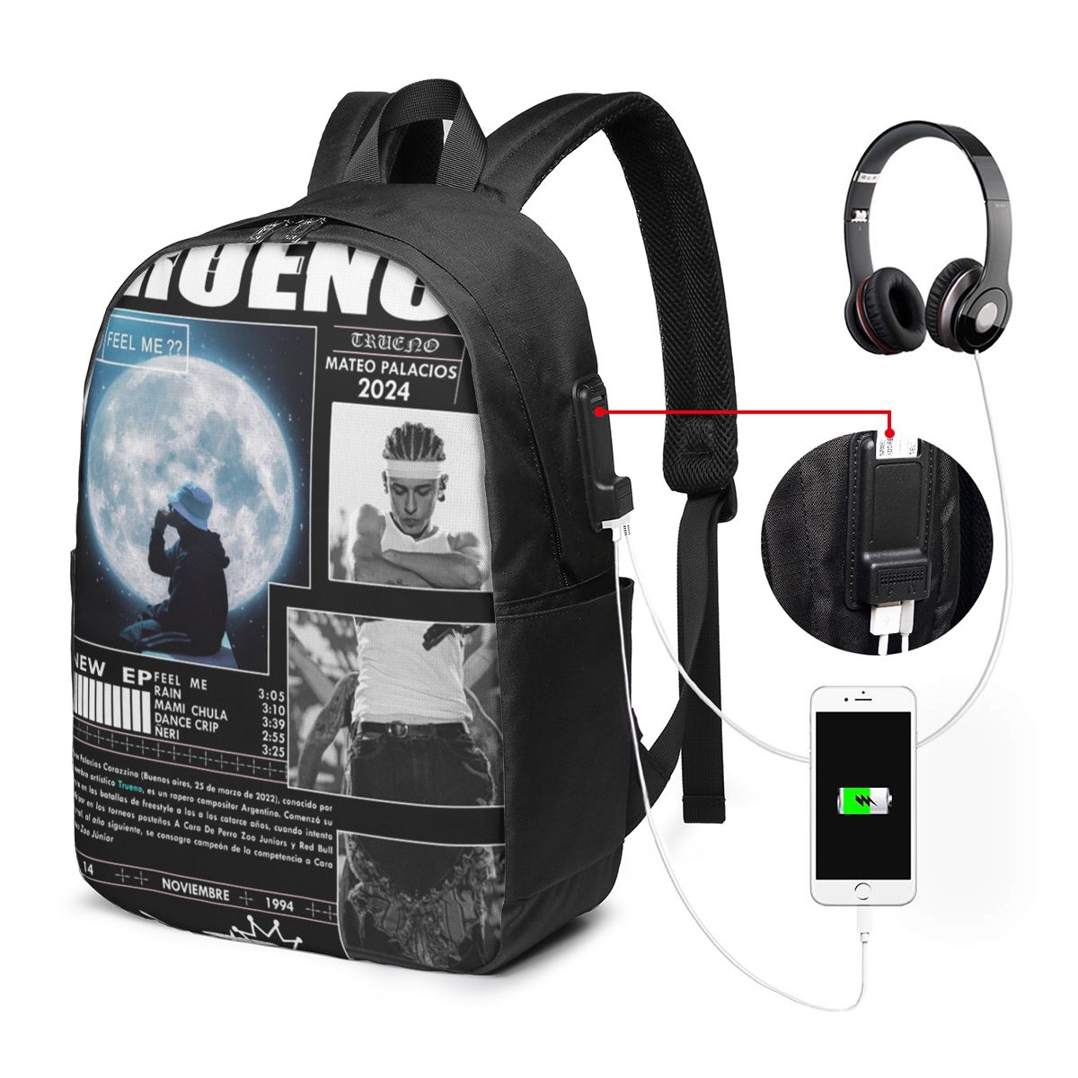 Funny Trueno Hip Hop Rapper Ba - огляд і ціна Women Bags Laptop