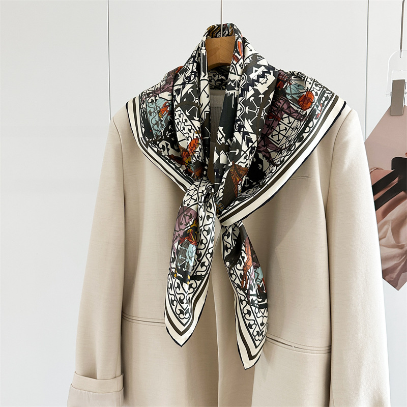 14mm Silk Scarf Luxury Square  - огляд і ціна Women Bags Handmade