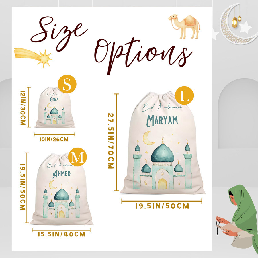 Customized Gift Bags for Eid M - огляд і ціна Women Bags For Eid