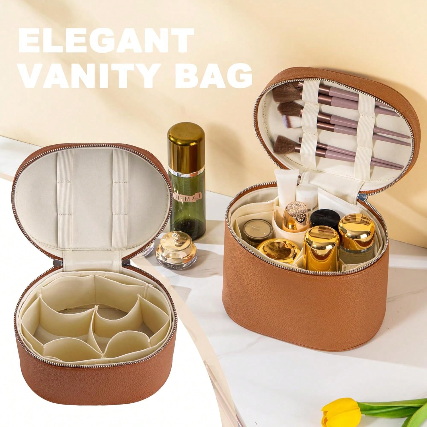 Travel Makeup Bag with Removab - огляд і ціна Women Vanity Bags