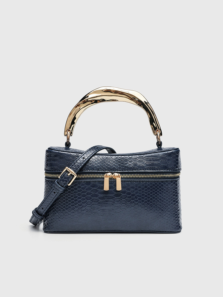PU Leather Box Bag Crocodile E - огляд і ціна Women Vanity Bags